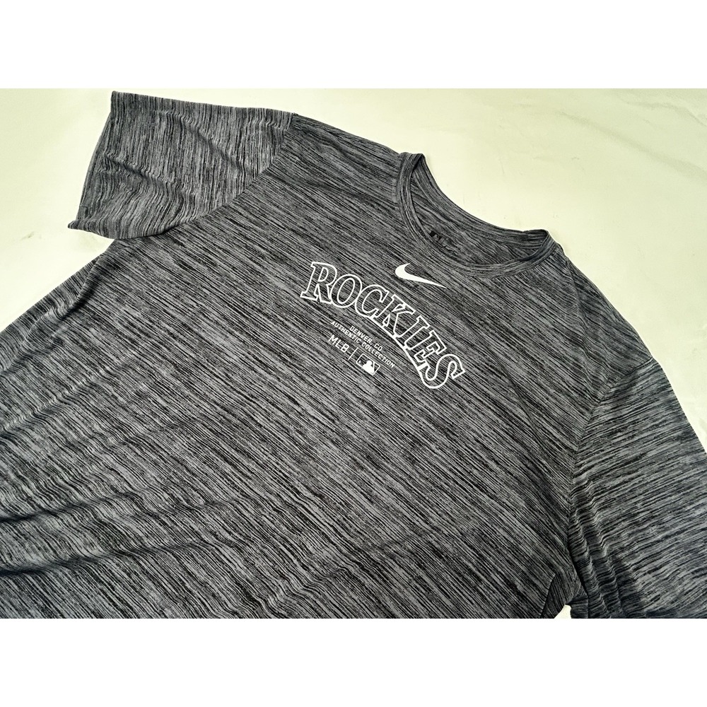 Nike Authentic Collection Dri-Fit Short Sleeve Tee Colorado Rockies Men's‎ 3XL